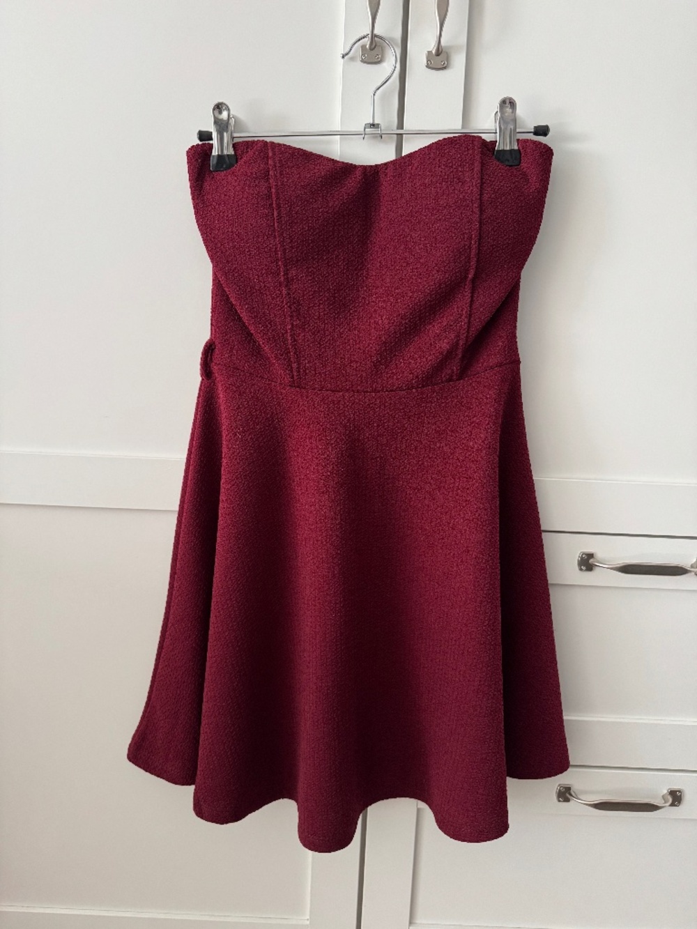 Maroon mini dress
